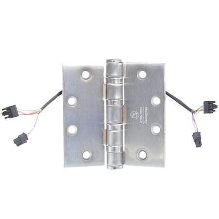 Mckinney Oil Bearing Butt Hinge, 5" x 4-1/2", US26D, QC12, Heavy T4A3786 5X4-1/2 26D QC12